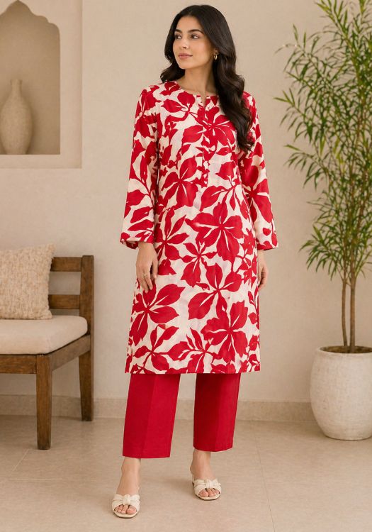 Scarlet  Lawn 2-Piece Suit